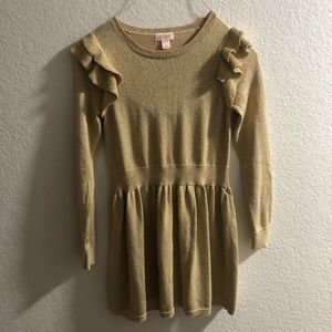 Sparkling Gold Girls Cat & Jack Dress